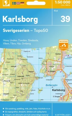 39 Karlsborg Sverigeserien Topo50
