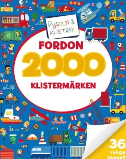 2000 klistermärken. Fordon