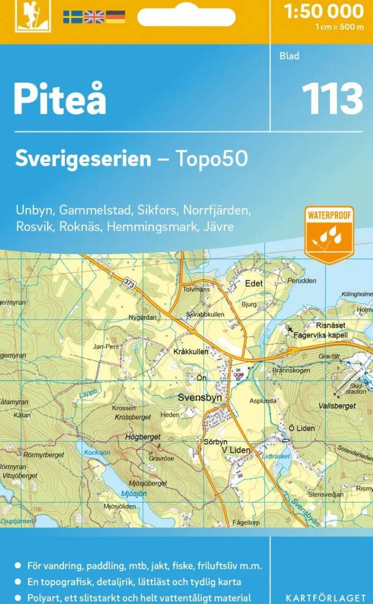 113 Piteå Sverigeserien Topo50