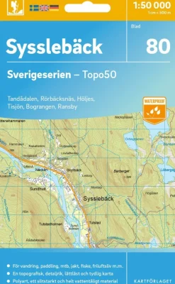 80 Sysslebäck Sverigeserien Topo50
