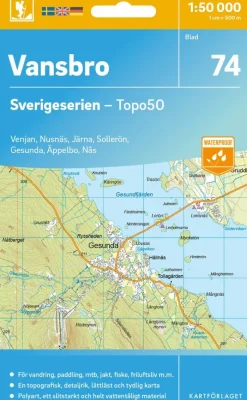 74 Vansbro Sverigeserien Topo50