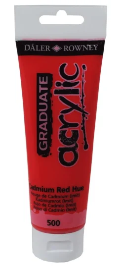 Akrylfärg Graduate 120ml kadmiumröd