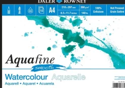 Akvarellblock A4 Aquafine Smooth 12 ark
