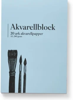Akvarellblock A5 240g 20 blad