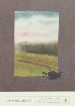 Akvarellblock A6 240g 20 blad