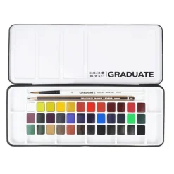 Akvarellfärg Graduate 36 halvkoppar