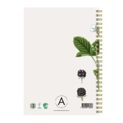 Anteckningsblock A5 linjerad björnbär