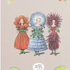 Anteckningsbok A5 Elsa Beskow Blomsterflickorna beige