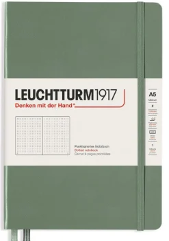 Anteckningsbok A5 Leuchtturm1917 dotted Olive
