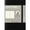 Anteckningsbok A6 Leuchtturm1917 dotted mjuk Black