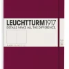 Anteckningsbok A4+ Leuchtturm1917 slim olinjerad Port Red
