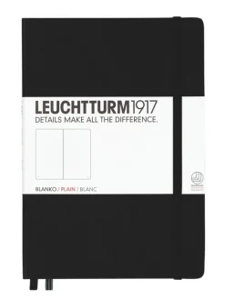 Anteckningsbok A5 Leuchtturm1917 olinjerad Black