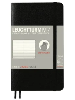 Anteckningsbok A6 Leuchtturm1917 linjerad mjuk Black