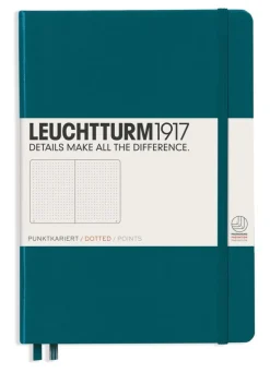 Anteckningsbok A5 Leuchtturm1917 dotted Pacific Green