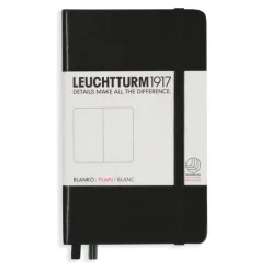 Anteckningsbok A6 Leuchtturm1917 olinjerad Black