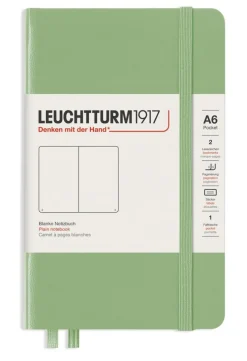 Anteckningsbok A6 Leuchtturm1917 olinjerad Sage