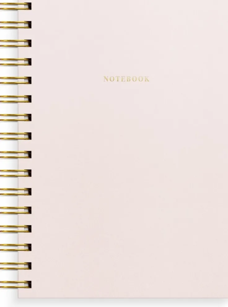 Anteckningsbok A5 linjerad "Notebook" ljusrosa