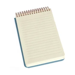 Anteckningsbok A6 linjerad blå