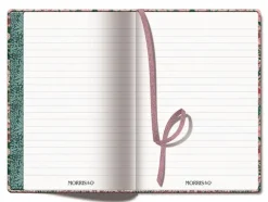 Anteckningsbok A5 linjerad - William Morris : Strawberry Thief Blush,