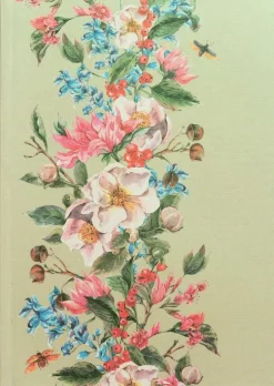 Anteckningsbok A5 linjerad Blomsbård