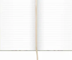 Anteckningsbok A5 linjerad Blomsbård