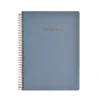 Anteckningsbok A4 linjerad spiral blå