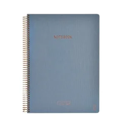 Anteckningsbok A4 linjerad spiral blå
