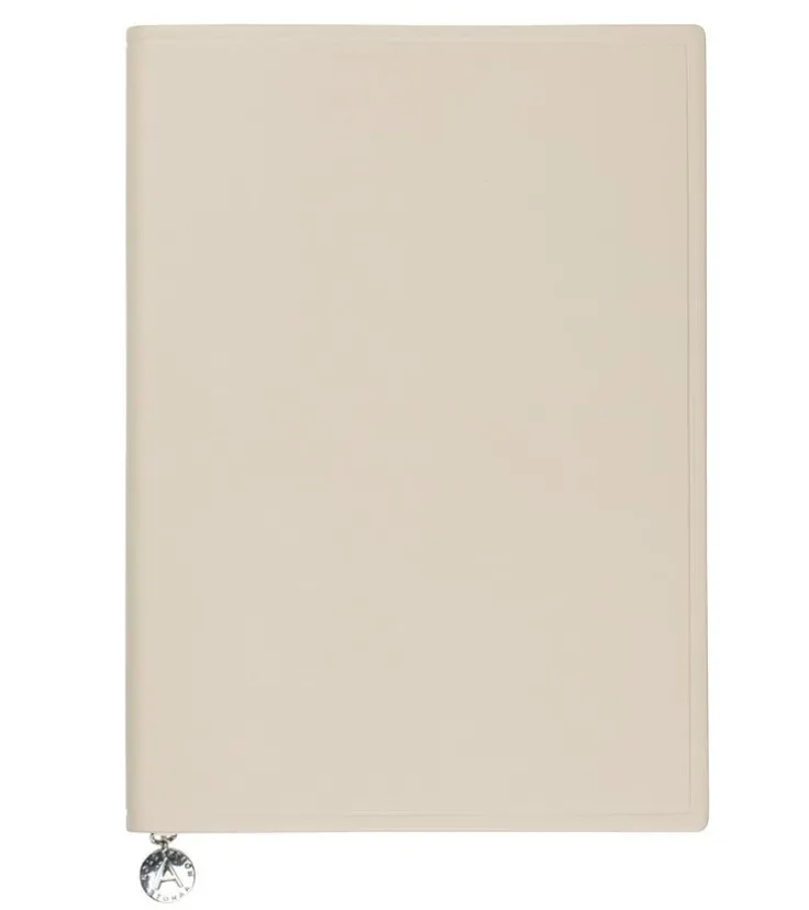 Anteckningsbok A5 linjerad soft beige