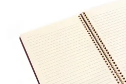 Anteckningsbok A5 linjerad coffee