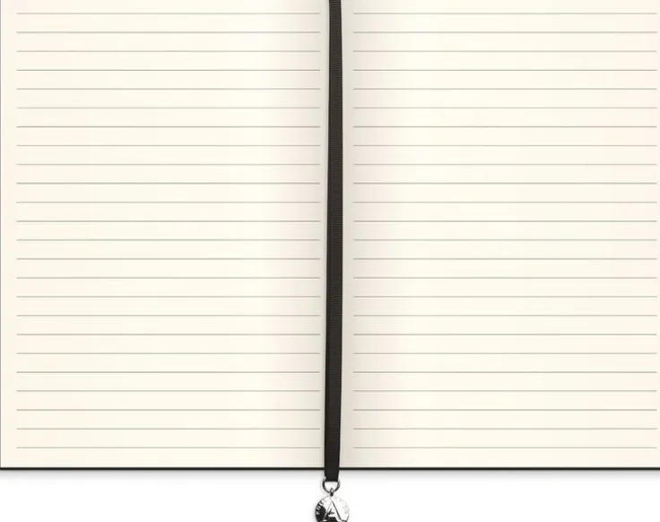 Anteckningsbok A5 linjerad soft svart