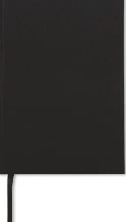 Anteckningsbok A5 linjerad svart