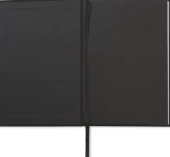 Anteckningsbok A5 linjerad svart