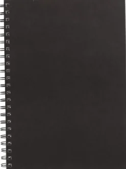 Anteckningsbok A4 linjerad svart