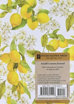 Anteckningsbok A6 linjerad Amalfi Lemons