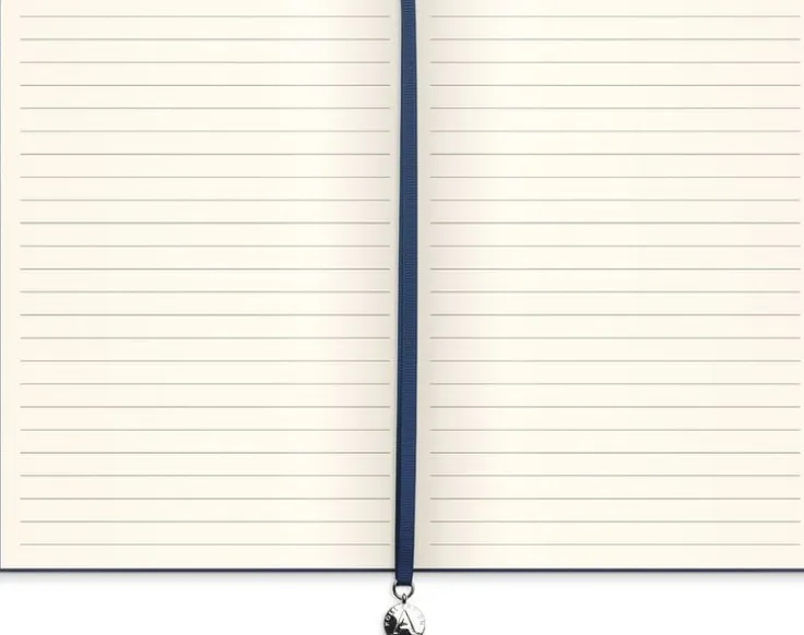 Anteckningsbok A5 linjerad soft marinblå