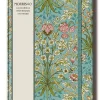Anteckningsbok A5 linjerad - William Morris : Golden Lily Green,