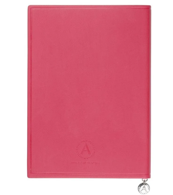 Anteckningsbok A5 linjerad soft cerise