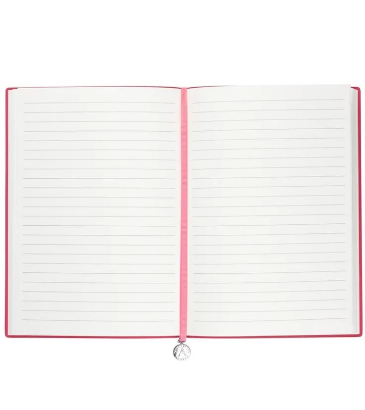 Anteckningsbok A5 linjerad soft cerise