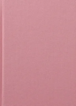 Anteckningsbok A5 linjerad textil rosa