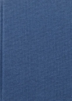 Anteckningsbok A5 olinjerad textil blå