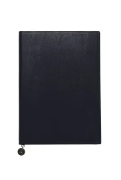 Anteckningsbok A5 olinjerad soft marinblå