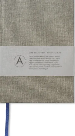 Anteckningsbok A5 olinjerad beige