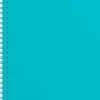 Anteckningsbok A5 wire-o linjerad turkos