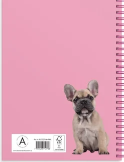 Anteckningsbok A5 wire-o linjerad Katt/Hund