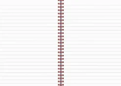 Anteckningsbok A5 wire-o linjerad Kapow