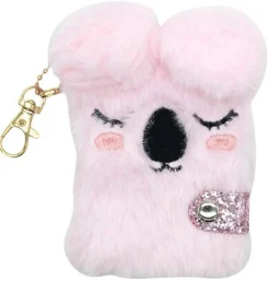 Anteckningsbok mini koala rosa