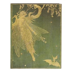 Anteckningsbok Paperblanks Ultra flexi linjerad - Olive Fairy