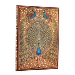 Anteckningsbok Paperblanks Midi olinjerad - Hafiz's Peacocks