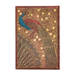 Anteckningsbok Paperblanks Midi olinjerad - Hafiz's Peacocks