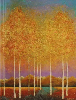 Anteckningsbok 22x17cm - Moonlit Aspen